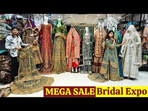 MEGA Bridal Expo SALE Wedding Special Dulhan Shahi Long Koti Sharara Garara Khada Dupatta Long Frock