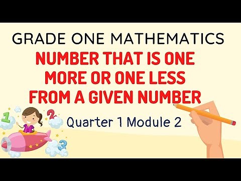 Grade One Mathematics Quarter 1 Week 2