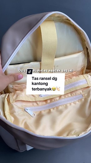 Tas Ransel dengan Banyak Kantong - Zakwoowstyle