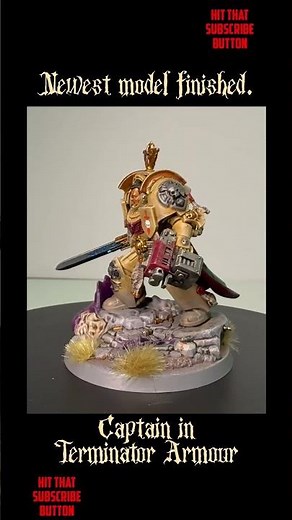 Deathwing Captain in Terminator armour. #warhammer40k #warhammer #darkangel #deathwing