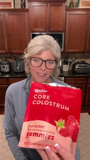 Equip Colostrum Gummies in 2 delish flavors. #colostrum #guthealth #equip