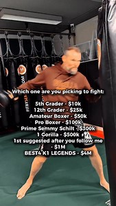 Who would you pick? Join our BEST4 Seminar and learn from K-1 Legends Ernesto Hoost, Andy Souwer, Albert Kraus and myself🥋 Follow me and check the link in bio! You don’t want to miss it!⚠️ Boxing fight choices🔥 | Semmy Schilt