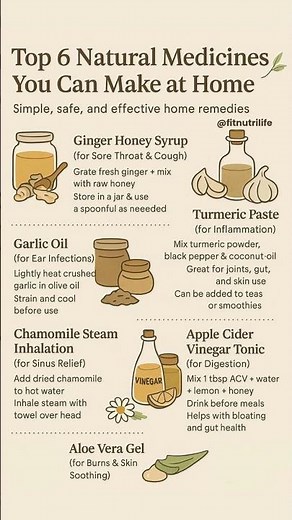 “6 Powerful Natural Remedies You Can Make at Home - DIY Herbal Medicine Guide” #healthylifestyle