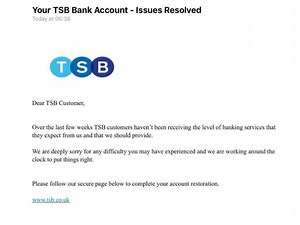 TSB Phishing Scam– How to Remove Active Infections