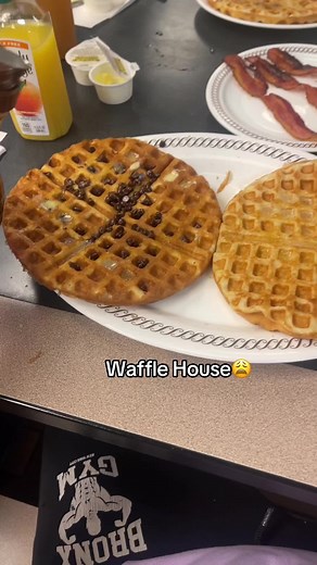 Savoring Chocolate Chip Waffles at Waffle House