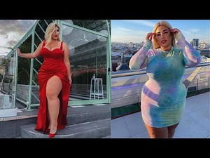 Natalia Lozano | Attractive Spanish Curvy Plus Size Model 2023.