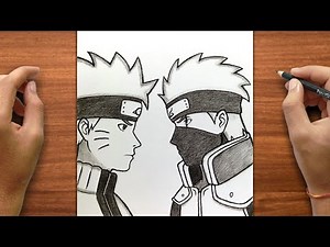 How to Draw Naruto vs Kakashi Drawing | Easy Step by Step | for Beginners