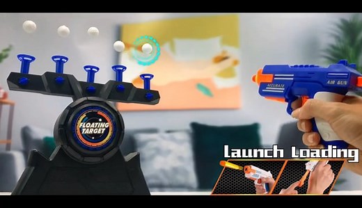 Watch floating ball shooting game hover shot toys shooting target on Amazon Live