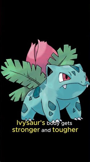 Ivysaur is the EVOLUTION that is SCARY powerful! 🍃 #pokemon #pokemonshorts #ivysaur #kanto #Gen1