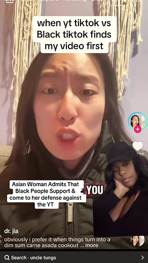 #greenscreenvideo Asian Woman Admits that Black People Support & defend her against the YT #viral #fyp #blacktiktok #asian