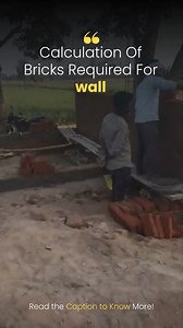 Brick Calculation Made Easy, Save Time & Money Understanding brick calculations is crucial for any construction project. Watch this step-by-step guide to accurately calculate the number of bricks you'll need for your next build. Whether you're a professional architect or DIY enthusiast, this video will help you plan more efficiently, save time, and avoid unnecessary expenses. 📐 Perfect for architectural planning and construction! 🧱 Learn the quick and simple way to calculate bricks 🏗️ Optimiz