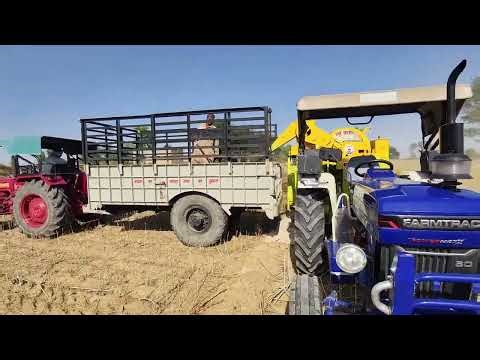 Why are Farmtrac tractors the ones most frequently used in mini-combine harvesters? 😱