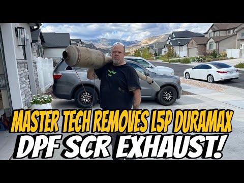 Master Tech Shows You How To Remove Your Exhuast (DPF SCR) On 2020+ Chevy And GMC HD L5P Duramax