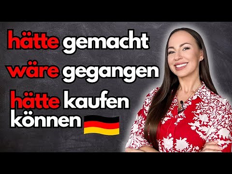KONJUNKTIV II super einfach erklärt👌🏻 (Deutsch lernen | Grammatik | B1 | B2 | C1)