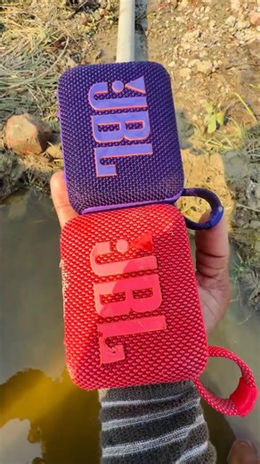 Duel JBL Go4 voice echoning in pipe