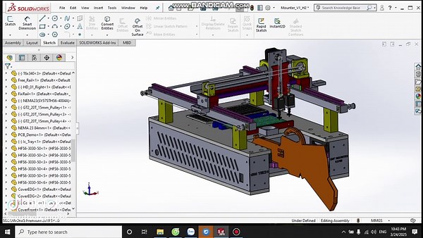 DIY Pick and Place 3D Concept Machine SMT