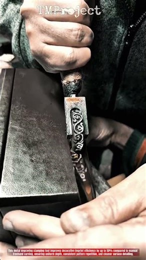 POWERFULL Innovative Metal Engraving Stamping Tool System: Best Precision Pattern Imprint Process