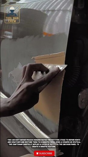 DIY Deep Car Scratches Repair at Home! #tools #construction