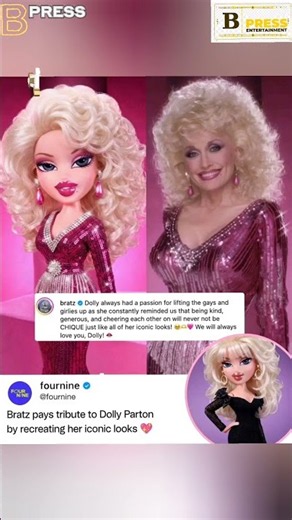 Bratz Made a Dolly Parton Doll and It's Perfect#shorts