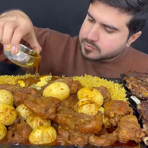 33K views · 1K reactions | ASMR: Eating Spicy Eggs & Chicken Curry + Namkeen Mutton Masala with Rice | Real MUKBANG (No Talking) #ASMREating #SpicyFoodMukbang #EggCurry #ChickenCurry #MuttonMasala #NamkeenMutton #RiceMukbang #RealMukbang #NoTalkingMukbang #ASMRMukbang #IndianFoodMukbang | Rfeating Asmr | Facebook