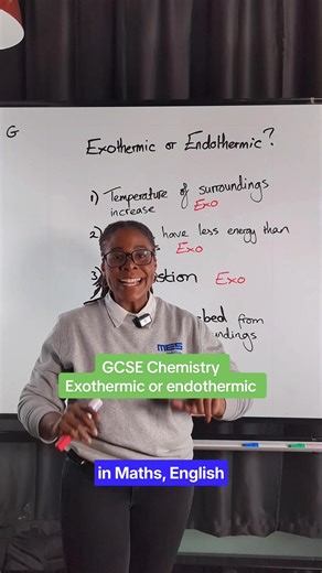 GCSE Chemistry - Exothermic or endothermic #myedspace #erc #chemistry #lajoydoeschemistry #gcses