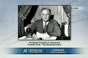 President Franklin Roosevelt's First Fireside Chat
