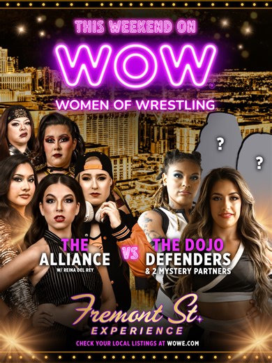 Episode 421 Preview: Alliance Take Over | WOW – Women Of Wrestling The Dojo Defenders are on a quest for championship gold, but The Alliance stands in the way. Can this duo put their differences aside to score a win? Find out this weekend on WOW - Women Of Wrestling. Head by www.wowe.com to find where to watch! #wowsuperheroes #prowrestling #WomensWrestling