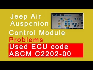 Jeep Air Suspension Control Module Problems Used Ecu Code ASCM C2202-00