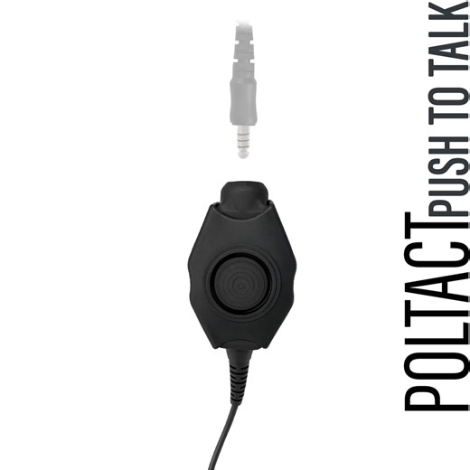 Tactical Radio Adapter/PTT for Headset: NATO/Military Wiring, Gentex, Ops-Core, OTTO, 3M Peltor ComTac, XPI, MSA, Helicopter, & More - Harris/Thales/Tri- PRC, Falcon Series, MBITR Series, (NATO U229/U329 Connector)