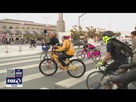 Critical Mass celebrates 30 years with bike ride through San Francisco
