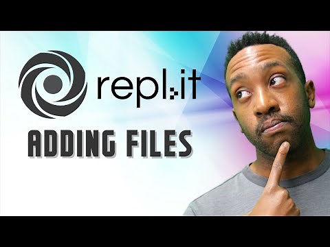 How to add a file in Replit