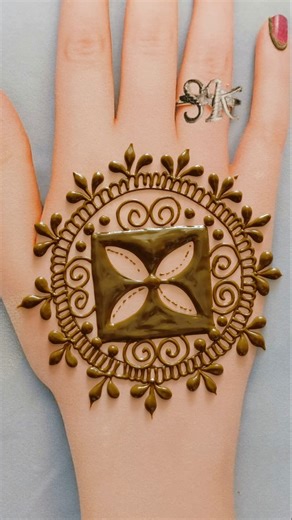 mehndi design | Easy Back Hand mehndi design | #mehndi #skmehandi
