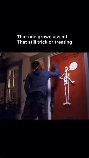 😭😭😭 Trick or treating is a fun Halloween tradition where kids dress up in costumes and go door-to-door collecting candy. Held on the night of October 31st, it fills neighborhoods with laughter, decorations, and glowing pumpkins. The saying “trick or treat” playfully hints at old customs of pranks and mischief, but today it’s mostly about creativity, community, and the joy of dressing up The tradition also brings people together, as families and neighbors share in the festive spirit. From scar