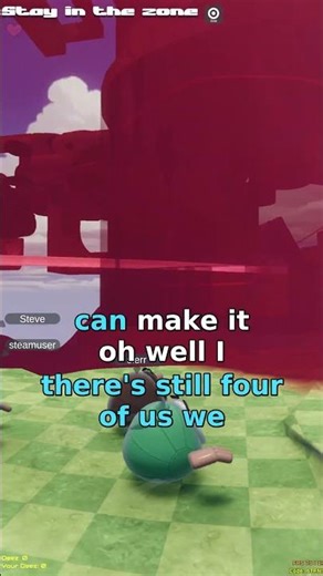 "Oh no" and then the whole run falls apart