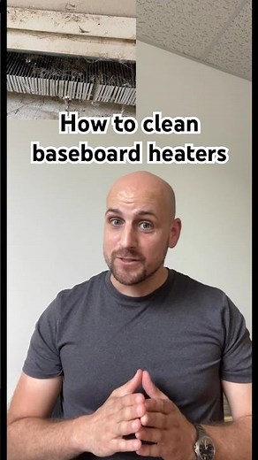 How to clean baseboard heaters fast #cleaningtips