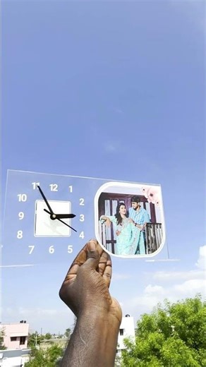 Photo Printed Table Clock