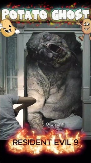 Resident evil 9 requiem-potato ghost #funny #gaming #comedy