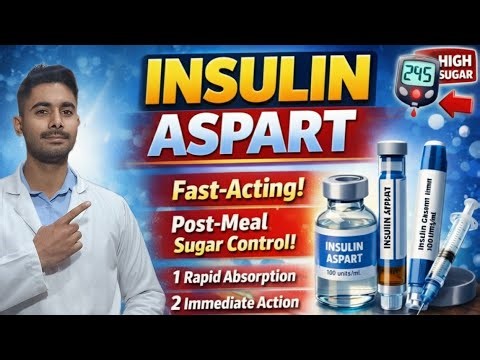 Insulin Aspart Uses, Dose & Side Effects | Rapid-Acting Insulin Explained | DRx Ayush Chauhan