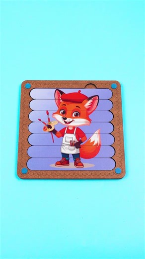 Fox and Rabbit Puzzle Game for Fun Learning