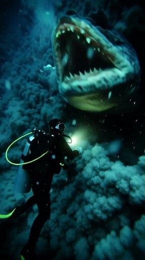 Sea Creatures That Really Existed, Massive Monster Caught on Camera - Horror Loop - Creepy Diving