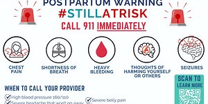 “Hear Her” campaign designed to raise awareness of maternal health warning signs