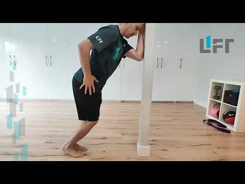Bent knee heel raise level 2 - eccentric calf raise for soleus and tibialis posterior strength