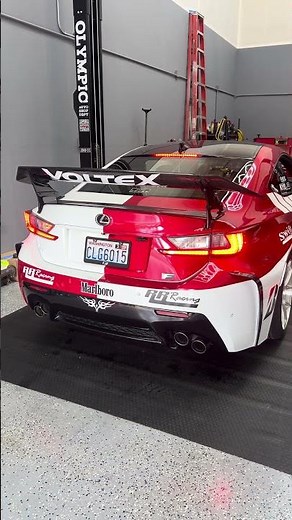 Lexus RC F Borla V1 Catback Cold Start RCF