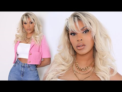 90's BLONDE BOMBSHELL HAIR TUTORIAL | WIG TRANSFORMATION