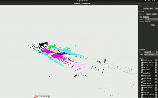 【Open3D】Open3d-ML可视化点云及点云语义分割效果展示