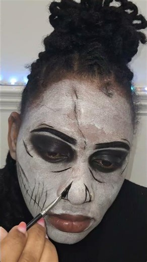 simple holloween makeup ideas | jack skellington
