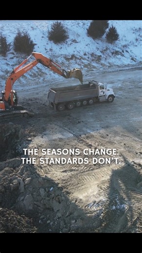Winter work, done with the same care and precision as every season. | Dirt Merchant, Inc.