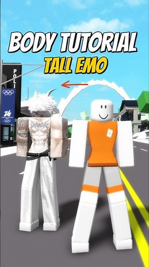 ID BODY TALL EMO In Brookhaven #roblox #robloxedit