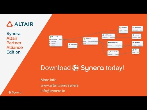 Synera Introduction for Altair Partner Alliance Users