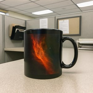 California Nebula Mug: Red Emission Nebula Astrophotography - Etsy